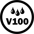 __ CARACTÈRE HYDROFUGE<br>
Panneau hydrofuge V100 - P3 - P5 composé de
particules de bois broyées et pressées avec des résines à faible teneur en formaldéhyde et résistant
à l'humidité et à la vapeur.